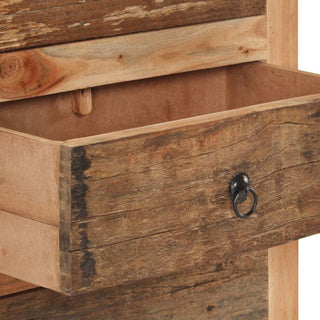 vidaXL Sideboard Storage Buffet Cabinet Solid Wood Acacia and Reclaimed Wood
