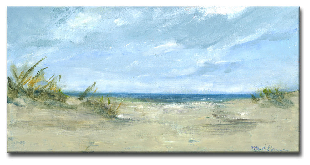 Sandy Shores' Ready2HangArt Canvas by Leslie Owens, 40"x20"