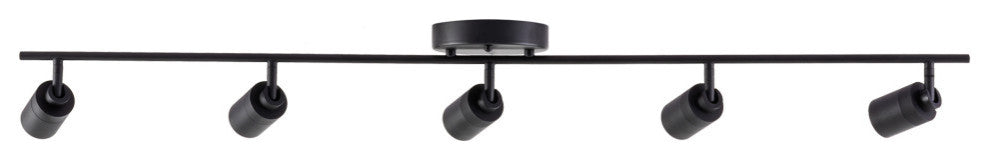 VidaLite Shura 5 Head LED Track Light, Black