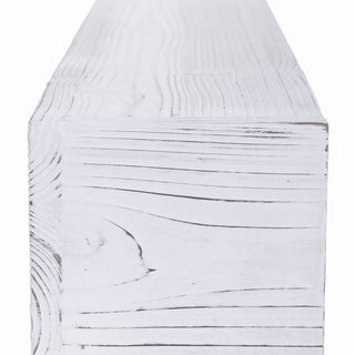 Weathered Beam Mantel, Rustic White, 48"