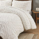 Madison Park Blair Ruched Fur Down Alternative Comforter Set, Ivory