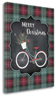 "Merry Christmas Bike" By Jo Moulton, Giclee Print on Gallery Wrap Canvas