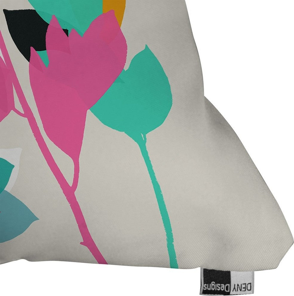 Garima Dhawan Peony 1 Throw Pillow, 18"x18"