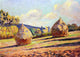 Armand Guillaumin Grainstacks, Gallery Wrapped Canvas Print, 18"x27"