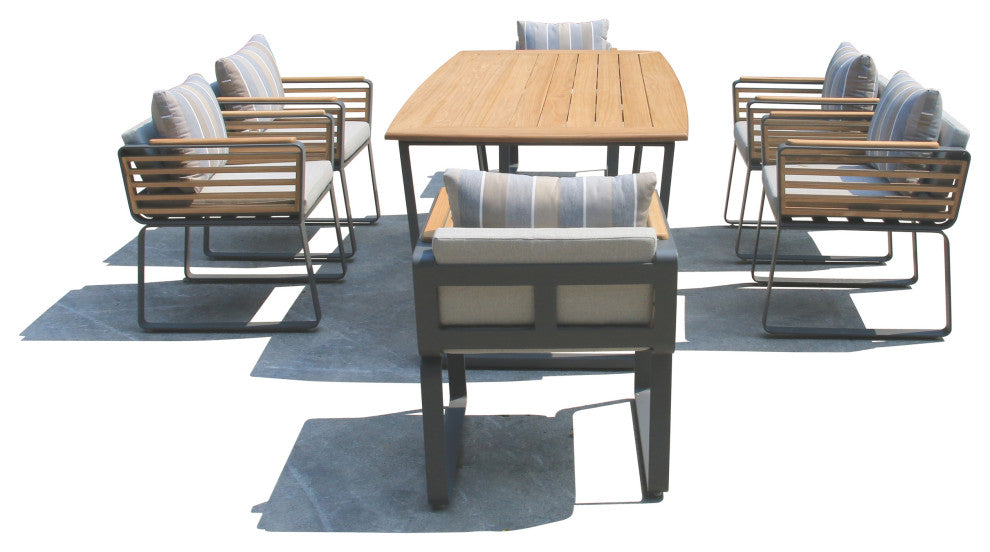 Deko Living Palazzolo Outdoor Dining Chairs and Table Set