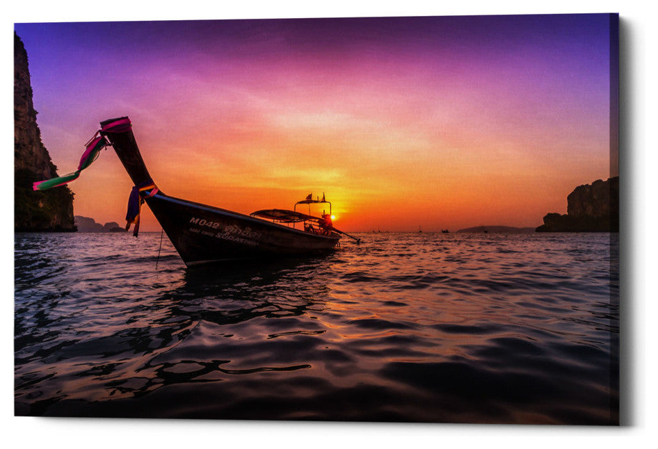 Cortesi Home "Longtail Sunset" by Nicklas Gustafsson, Giclee Canvas Art, 26"x40"