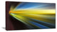 "Brown Blue Focus Light" Abstract Digital Art Canvas Print