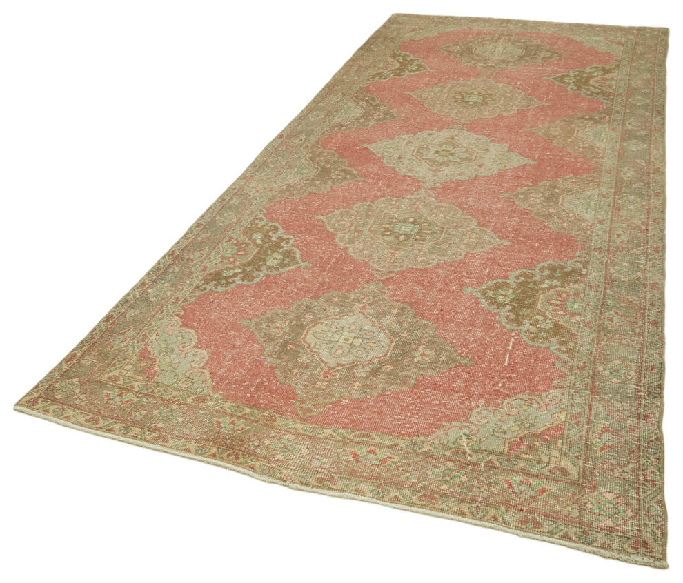Rug N Carpet - Handwoven Turkish 4' 8" x 12' 0" Contemporary Runner Rug