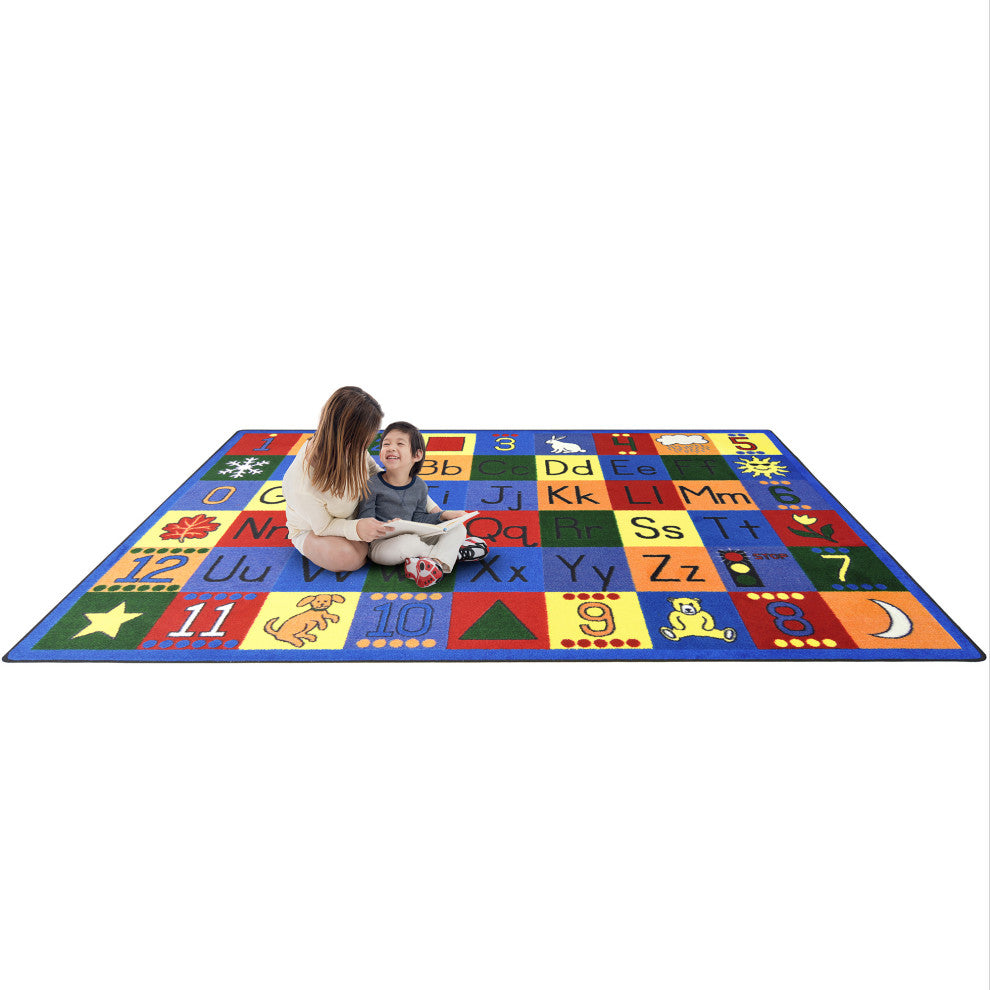 Kid Essentials Rug, Around the Block, 7'8"x10'9"