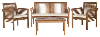 Safavieh Carson 4-Piece Indoor-Outdoor Living Set