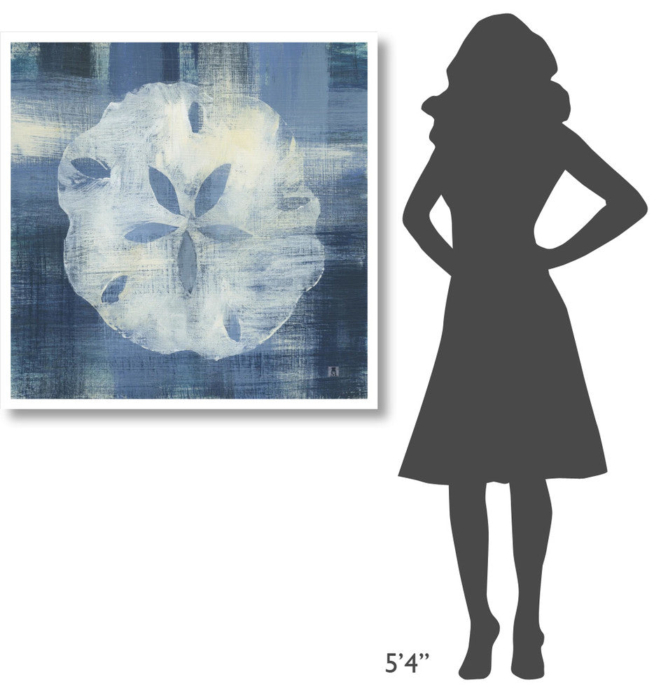 "Batik Seas III" Digital Paper Print by Studio Mousseau, 38"x38"