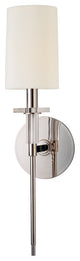 Hudson Valley Amherst 1 Light Wall Sconce, Polished Nickel