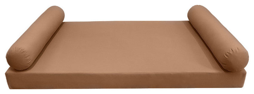 Style5 Twin Knife Edge Outdoor Mattress Bolster Slip Cover COMPLETE SET AD104