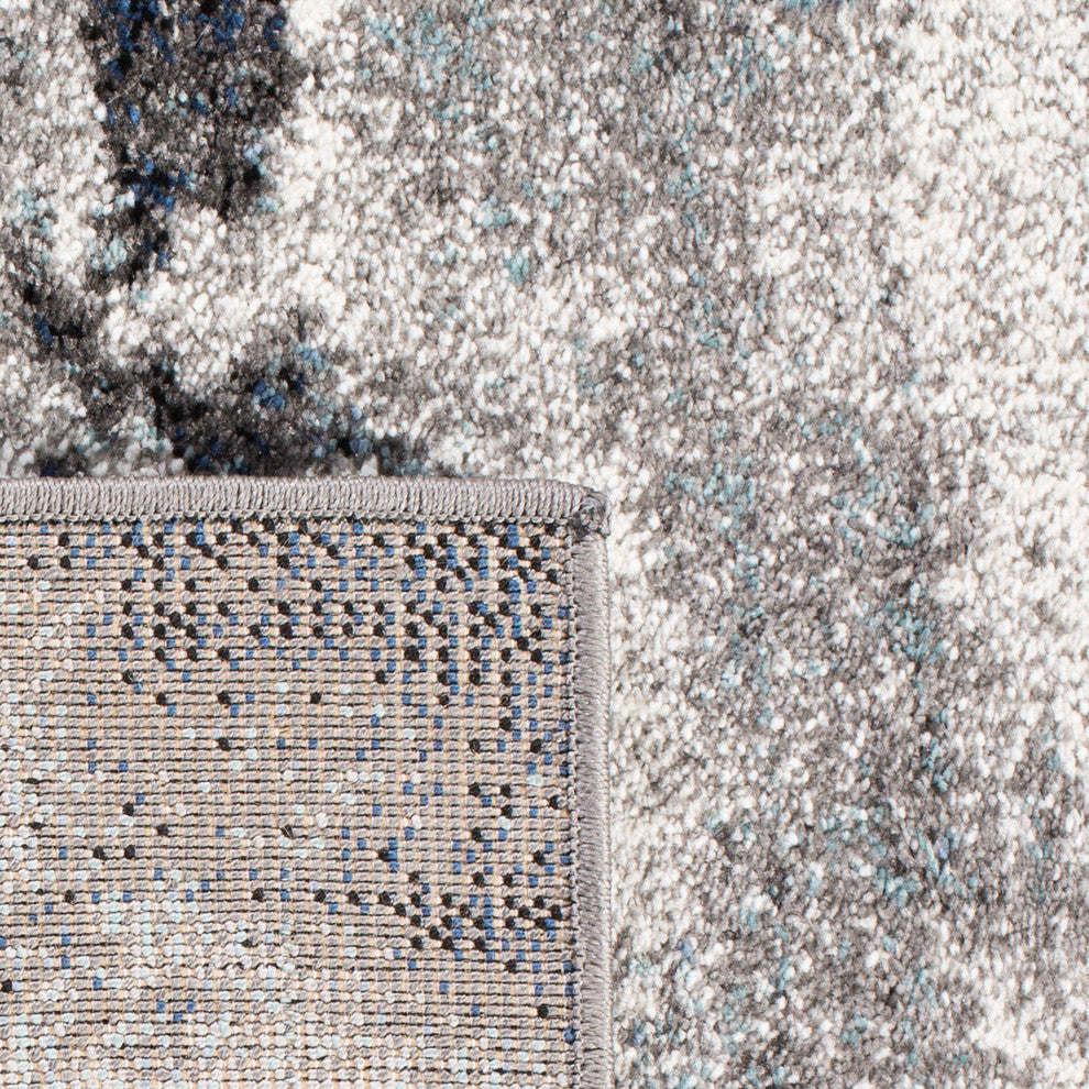 Safavieh Galaxy Collection GAL119 Rug, Gray/Ivory, 8'x10'