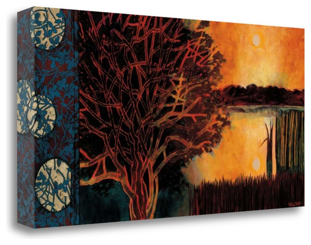 "Burning Heart" By Valerie Willson, Giclee Print on Gallery Wrap Canvas