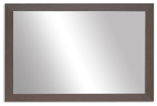 Meade Framed Wall Mirror, Espresso Textured, 20"x24"