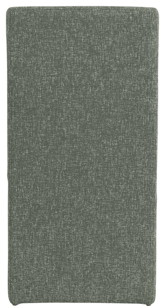 Benson Upholstered Dining Chair, Green, Linen Texured Fabric