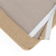 Cannes 2 Piece Sunbrella Outdoor Patio Sofa and Deluxe Outdoor Coffee Table Set, Beige