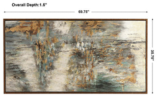 Uttermost Behind The Falls Abstract Art