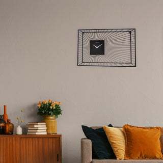 Vasco Wall Clock, Rectangular