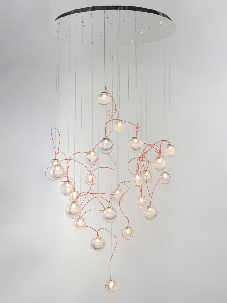 ET2 E20658-91 Bobble 24 Light 32"W LED Abstract Multi Light - Polished Chrome