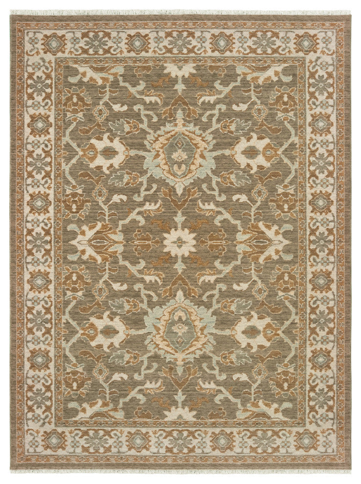 Oriental Weavers Anatolia Brown/ Ivory Oriental Indoor Area Rug 3'10"X5'5"