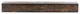 Rustic Fireplace Mantel Shelf, Dark Chocolate Oak, 36"