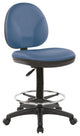 Sculptured Seat and Back Drafting Chair, Icon Taupe, Blue