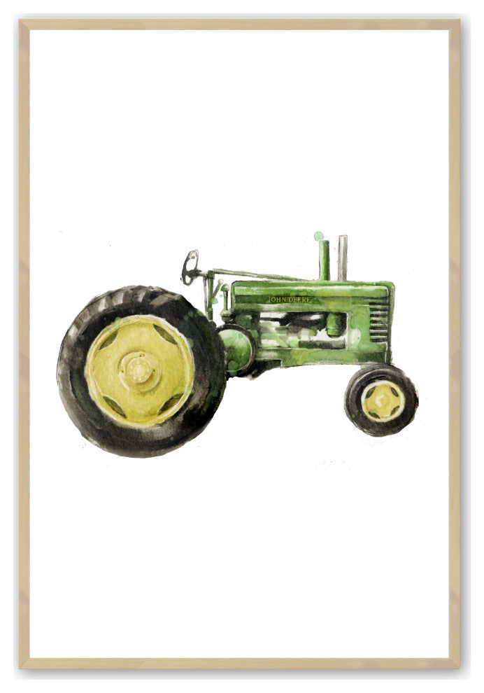 Raw Maple 16" x 20" Tractors, Set of 3
