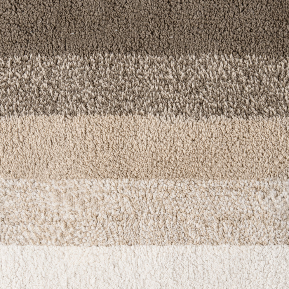 Avebury Cotton Bath Mat, Brown, 21x34