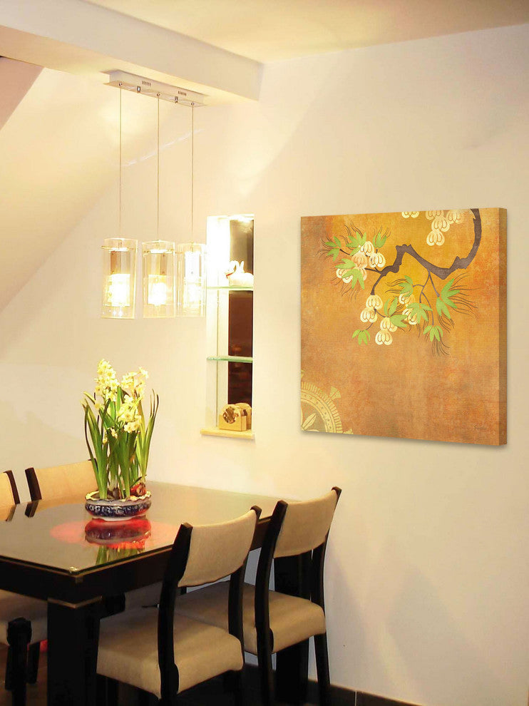 "Zen Chakra I" Painting Print on Canvas by Evelia