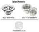 23" Stainless Steel Undermount D-Bowl Kitchen Island/Bar Sink, 16 Gauge