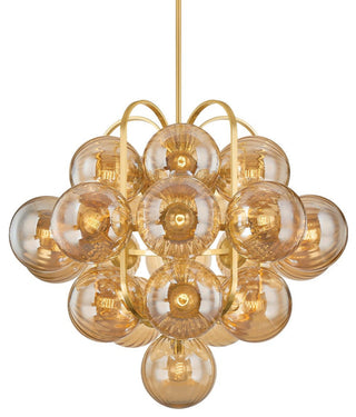 Corbett Lighting 476-45 Cronus 21 Light 45"W Chandelier - Vintage Polished