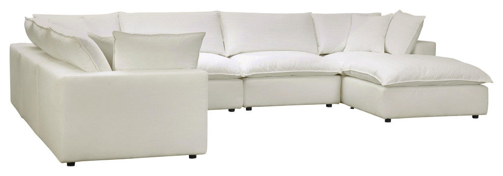 Cali Natural Modular Large Chaise Sectional