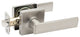 Craftsman Style Passage Lever, Satin Stainless