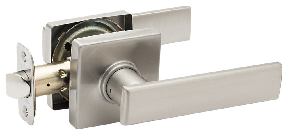 Craftsman Style Passage Lever, Satin Stainless