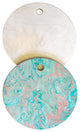 Lisa Argyropoulos Marble Twist Cutting Board Round