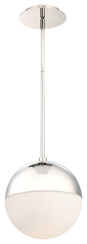 Modern Forms Punk 10" LED Pedant, Polished Nickel