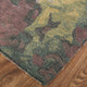Weave & Wander Nakita Rug, Eggplant/Lodon Green/Gold, 10ft x 14ft Rug