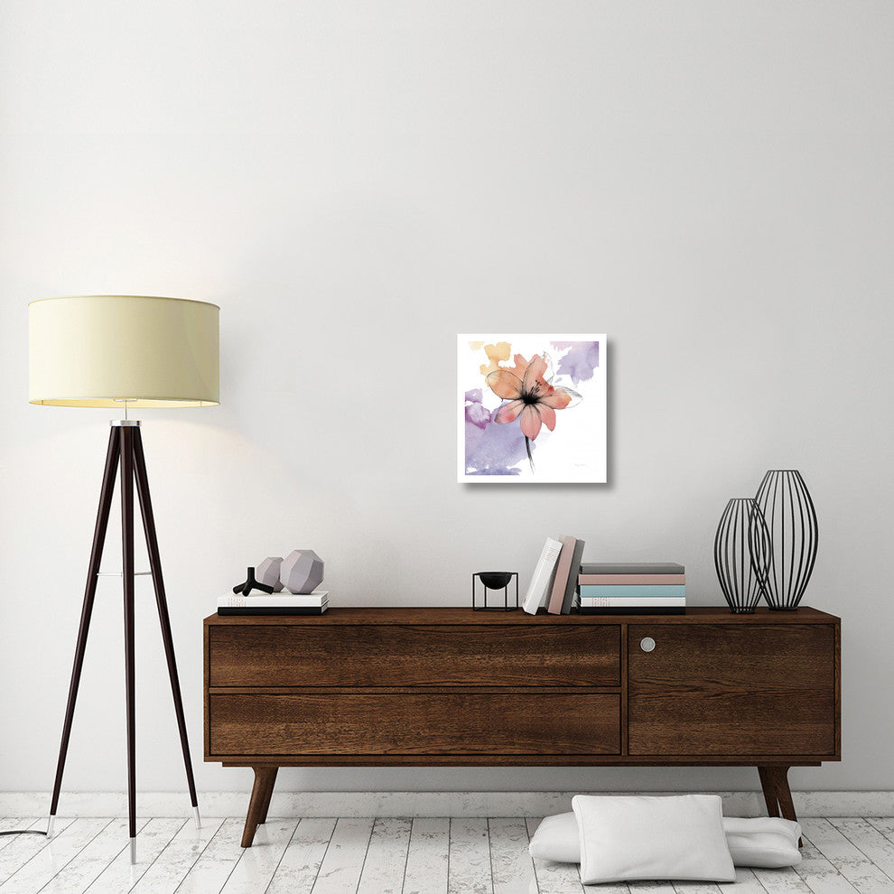 "Watercolor Graphite Flower II" Digital Paper Print by Avery Tillmon, 20"x20"