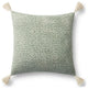Loloi P0621 Green 22" x 22" Cover w/Poly Pillow