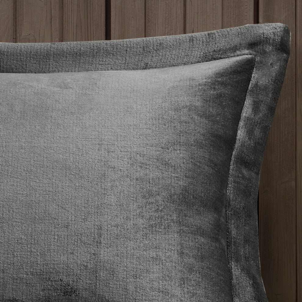 Woolrich Alton Plush to Sherpa Winter Comforter Set, Grey, King