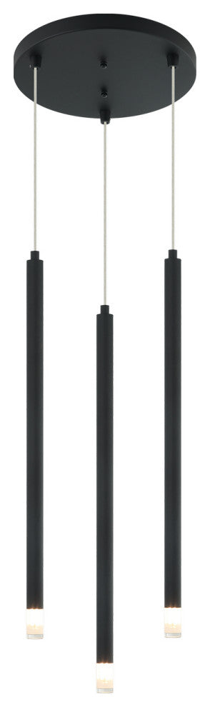 Matteo Lighting C63103MB Pendant, Matte Black Finish