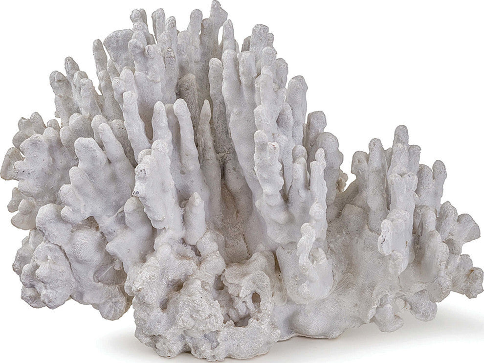 Coral Art Piece Large, White