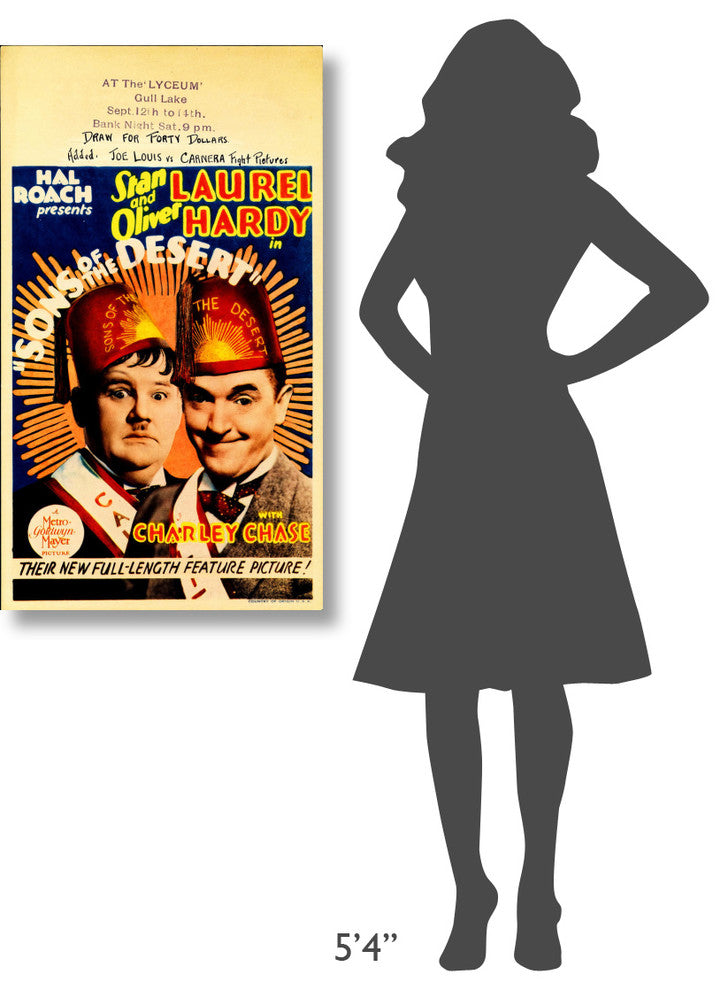 "Laurel & Hardy - Sons of the Desert" Canvas by Hollywood Photo Archive, 23x40"