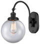 Innovations 918-1W-BK-G202-8-LED 1-Light Sconce, Matte Black