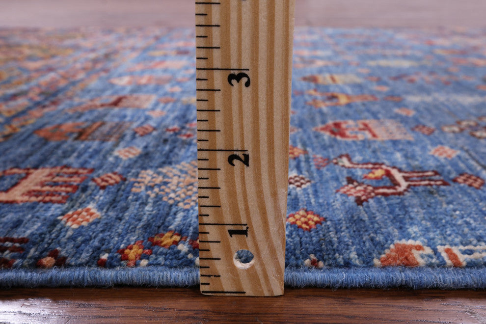 Hand Knotted Persian Gabbeh Tribal Wool Rug 2' 9" X 4' 4" Q10073