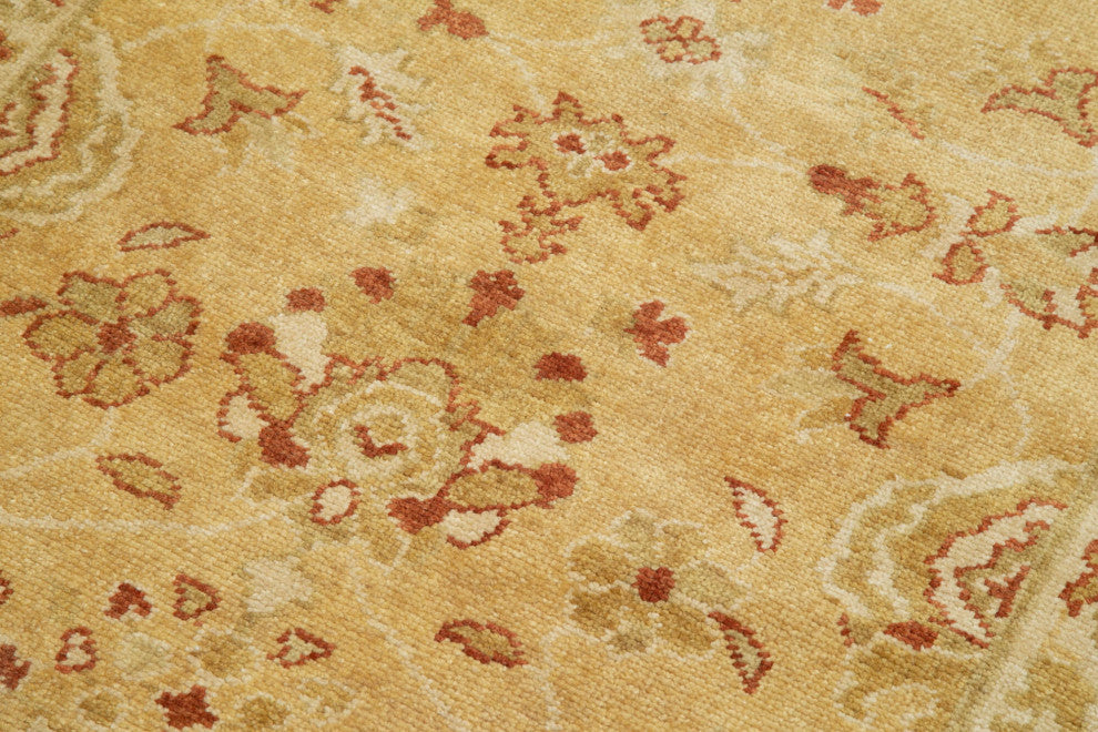 Rug N Carpet - Hand-Knotted Oriental 2' 9" x 11' 10" Runner Oushak Area Rug