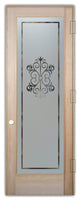 Pantry Door - Granada - Douglas Fir (stain grade) - 28" x 96" - Knob on Left...