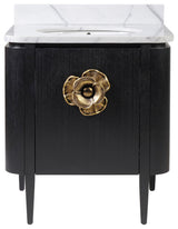Briallen 30" Black Vanity with Oval Undermount Sink